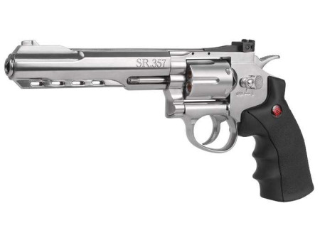 Crosman SR.357 CO2 Revolver, Silver