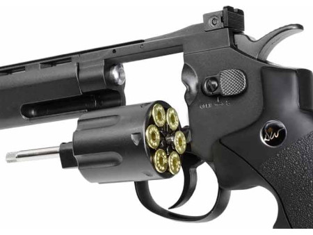 Dan Wesson 6" CO2 Airsoft Revolver, Grey