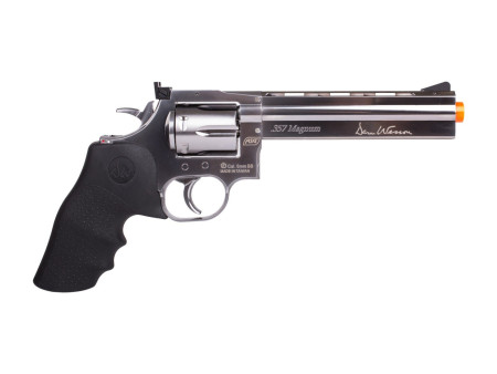 Dan Wesson 715 6" CO2 Airsoft Revolver, Silver