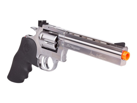 Dan Wesson 715 6" CO2 Airsoft Revolver, Silver