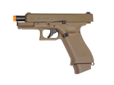 Glock 19X CO2 Blowback Airsoft Pistol, Tan