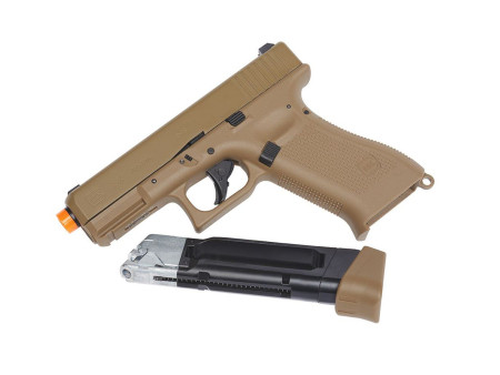 Glock 19X CO2 Blowback Airsoft Pistol, Tan