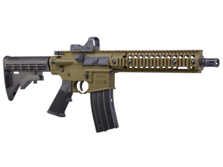 Crosman R1 Full Auto BB Air Rifle with Red Dot Sight