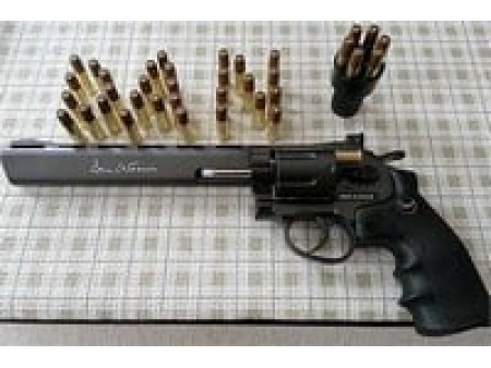 Dan Wesson 8" CO2 BB Revolver, Black