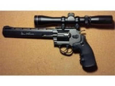 Dan Wesson 8" CO2 BB Revolver, Black