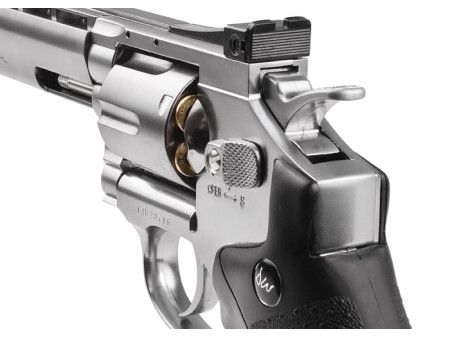 Dan Wesson 6" CO2 Pellet Revolver, Silver