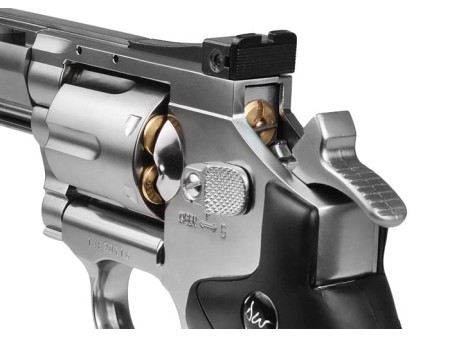 Dan Wesson 6" CO2 Pellet Revolver, Silver