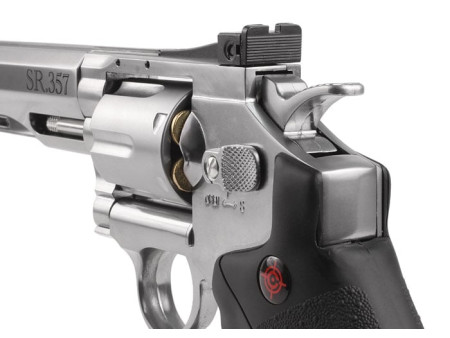 Crosman SR.357 CO2 Revolver, Silver