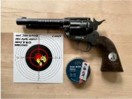 Duke Colt CO2 Pellet Revolver, Weathered