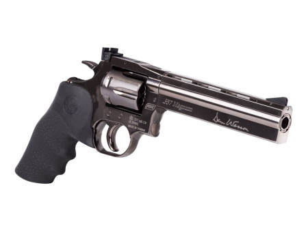 Dan Wesson 715 6" Pellet Revolver, Steel Grey
