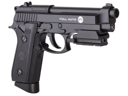 Crosman P1 Full Auto Blowback CO2 BB Pistol with Laser