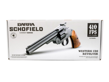 Barra Schofield No.3 Aged CO2 BB Revolver, Full Metal