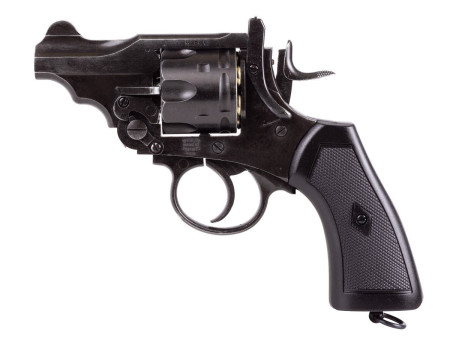 Webley MKVI CO2 Pellet Revolver, Battlefield Finish, 2.5"
