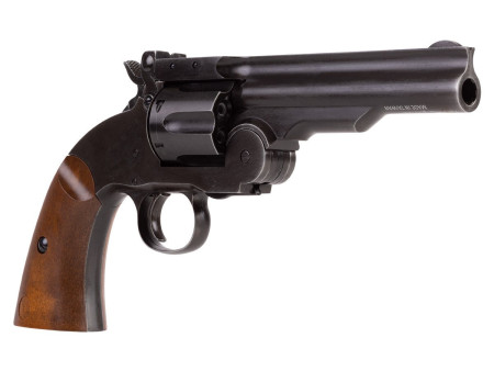 Schofield No. 3 Aged CO2 BB Revolver, 5" Barrel