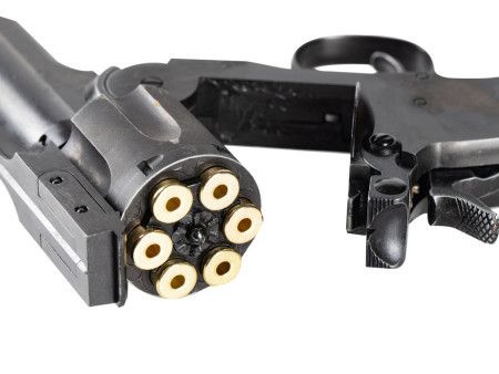 Schofield No. 3 Aged CO2 BB Revolver, 5" Barrel