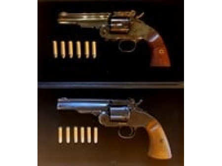 Schofield No. 3 Aged CO2 BB Revolver, 5" Barrel