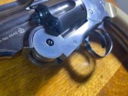 Schofield No. 3 Nickel CO2 BB Revolver, 5" Barrel
