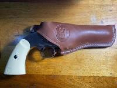 Schofield No. 3 Nickel CO2 BB Revolver, 5" Barrel