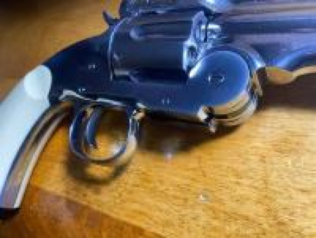 Schofield No. 3 Nickel CO2 BB Revolver, 5" Barrel