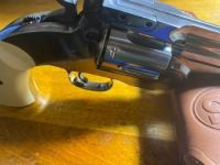 Schofield No. 3 Nickel CO2 BB Revolver, 5" Barrel