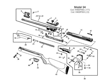 RWS Tube, Fits Model 94