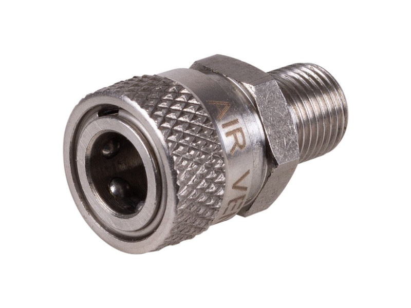 Air Venturi Foster Female Quick-Disconnect to 1/8" BSPP Male, 5000 PSI