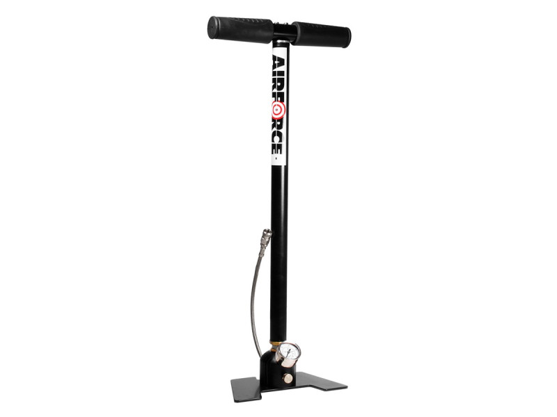 AirForce PCP Hand Pump, for AirForce Rifles, Incl. Hose, Adapter, Pumps up to 3600 psi