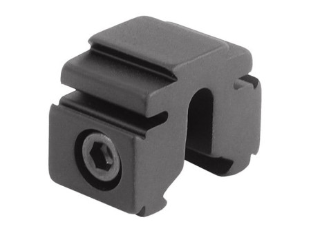 BKL Single 3/8" or 11mm Tri-Mount Dovetail Riser Mount, 0.60" Long, Black