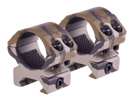 Hawke Match Mount 1" Rings, Weaver, Low, Mossy Oak Bottomlands