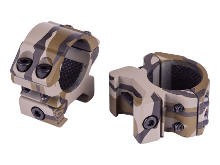 Hawke Match Mount 1" Rings, Weaver, Low, Mossy Oak Bottomlands