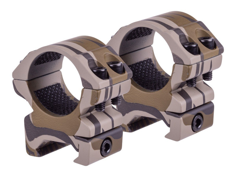 Hawke Match Mount 1" Rings, Weaver, Medium, Mossy Oak Bottomlands