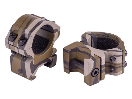 Hawke Match Mount 1" Rings, Weaver, Medium, Mossy Oak Bottomlands
