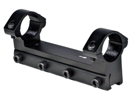 RWS Lock Down 1-Pc Mount w/1" Rings, 11mm Dovetail, Barrel Droop Compensation