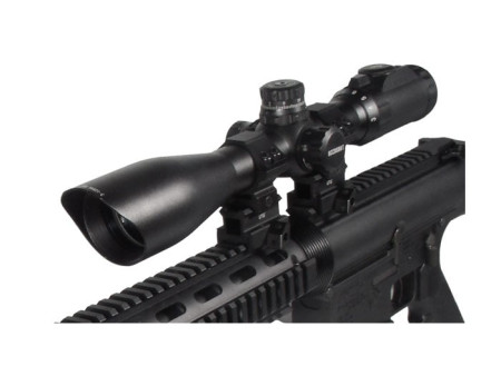 UTG 3-Slot Medium-Profile Compact Riser Mount, 0.83" High, Black