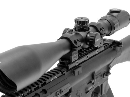 UTG Super Slim 20 MOA Elevated Picatinny Mount, 13 Slots, 0.55" High