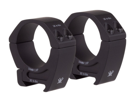 Vortex Pro Series 34mm Rings, Medium, Weaver/Picatinny