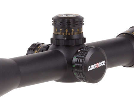 AirForce 4-16x50 AO Rifle Scope, Mil-Dot Reticle, 1/4 MOA, 1" Tube