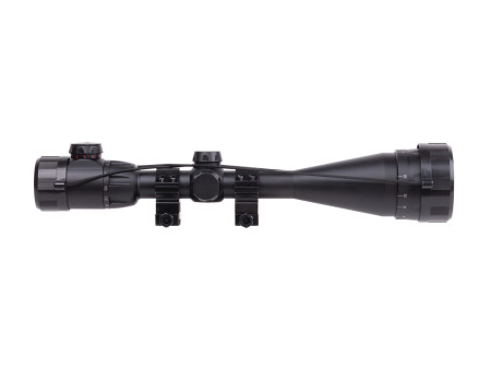 CenterPoint 6-20x50 AO Rifle Scope, Illuminated TAG-Style Reticle, 1" Tube, Picatinny Rings