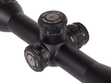 Hawke Sidewinder 30 SF 6.5-20x44, 20x Half Mil IR Reticle, 30mm Tube
