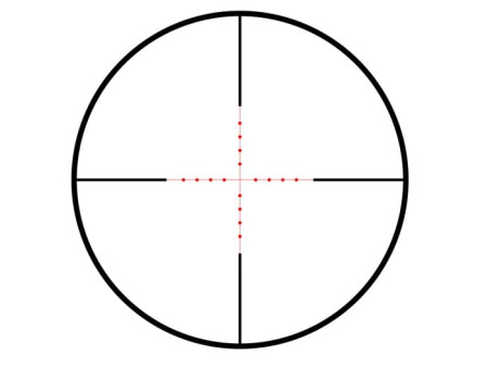 Hawke Sport Optics HD IR 3-9x50 AO Rifle Scope, Ill. Mil-Dot Reticle, 1/4 MOA, 1" Tube