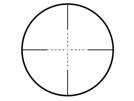 Hawke Sport Optics Vantage 4-12x40 AO Rifle Scope, Mil-Dot Reticle, 1/4 MOA, 1" Mono-Tube