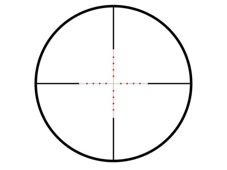 Hawke Sport Optics Vantage 4-12x50 AO Rifle Scope, Ill. Mil-Dot, Etched Glass Reticle, 1/4 MOA, 1" Tube