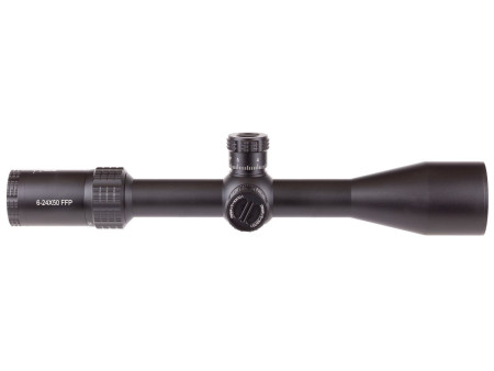 JTS 6-24x50 Shadow Series FFP Riflescope, .1 MRAD, 30mm Tube