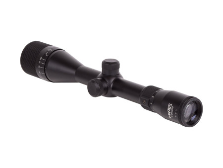 Mantis 3-9x40 AO Rifle Scope, Mil-Dot Reticle, 1/4 MOA, 1" Tube