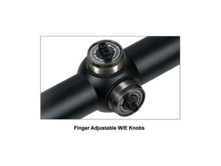 UTG 4x32 Rifle Scope, Mil-Dot Reticle, 1/4 MOA, 1" Tube, 3/8" Rings