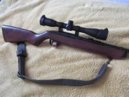 UTG 4x32 Rifle Scope, Mil-Dot Reticle, 1/4 MOA, 1" Tube, 3/8" Rings