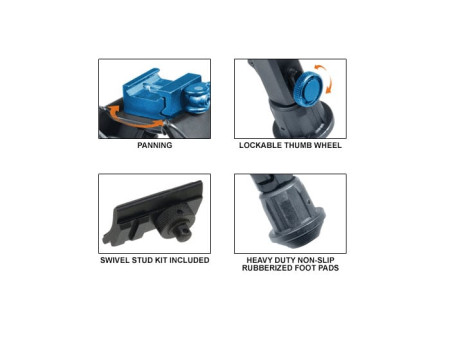 UTG Tactical Super Duty Full Metal Bipod, Quick Detach Lever Lock, Center Height: 6.0"- 8.5" Leg Length: 5.5"-8.0"