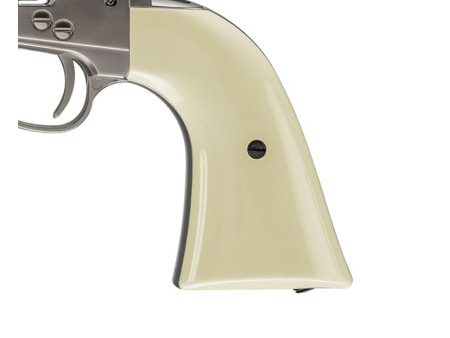 Set of Ivory Plastic Grips, Fits Umarex Colt SAA CO2 Revolver