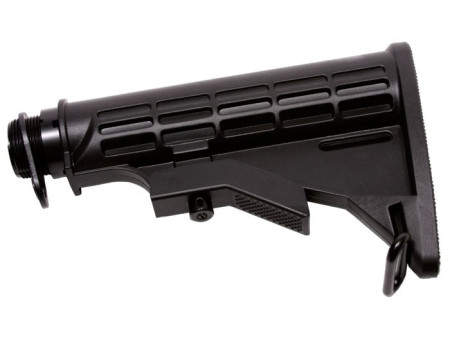 UTG PRO 6-Position Mil-Spec Stock Assembly, Made in USA, Black