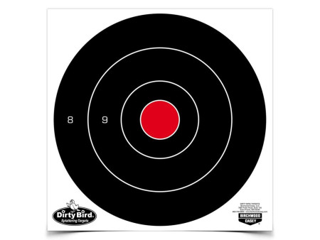 Birchwood Casey Dirty Bird Bullseye Targets, 8" Round, 25ct